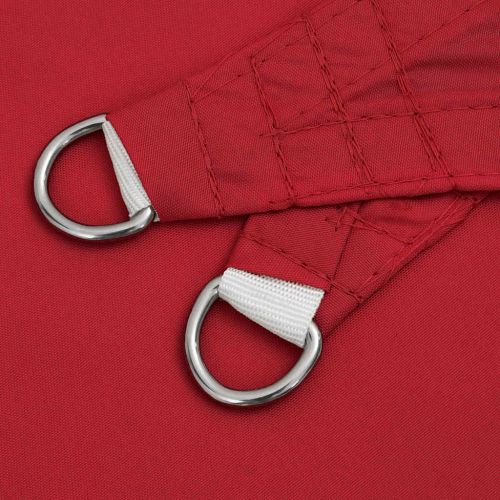 Сенник за плаж, червен, 2x2x2 м, 100% полиестер, оксфорд