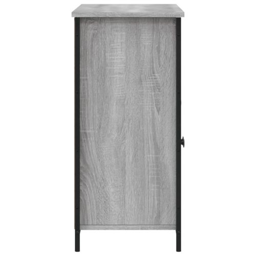 Сайдборд, сив сонома, 100x35x75 см, инженерно дърво