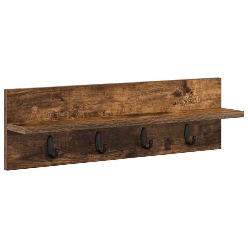 Стенен закачалка за палта Димян дъб 60 x 10,5 x 18 см