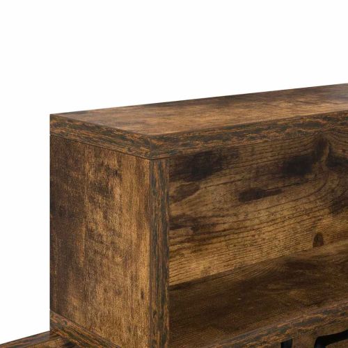 Стенен закачалка за палта с рафт Димян дъб 100 x 12 x 43,5 см