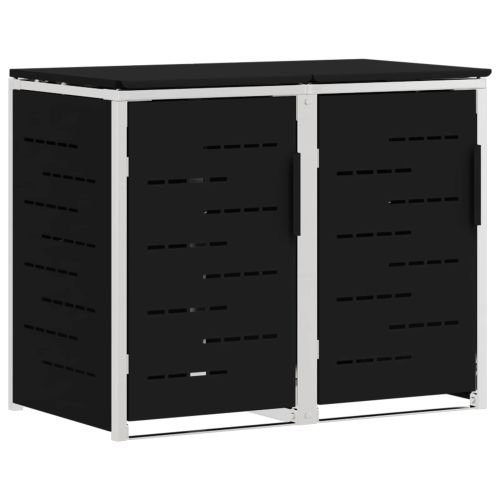 Съхранение на контейнер Черно 138 x 77,5 x 112,5 см