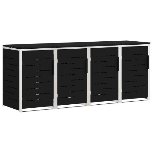 Съхранение на контейнер Черно 276 x 77,5 x 112,5 см