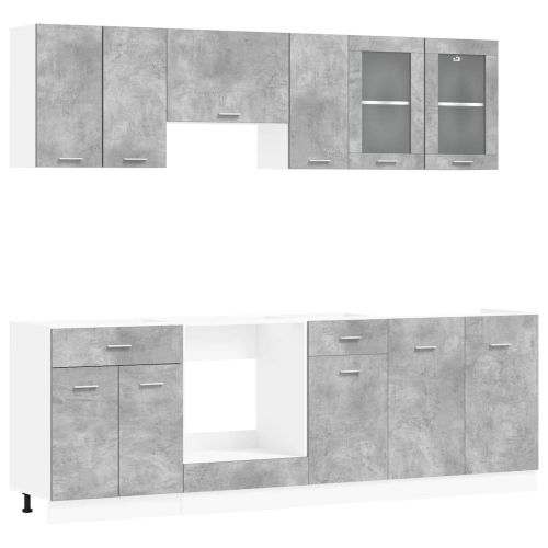 Кухненски единица Lyon 8 pcs Инженерно дърво