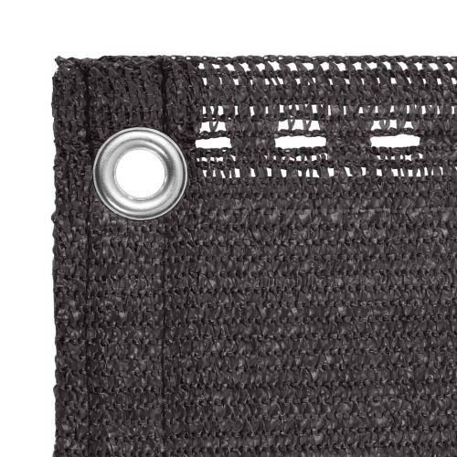 Балконен екран Антрацит 90 x 1200 см HDPE и алуминий