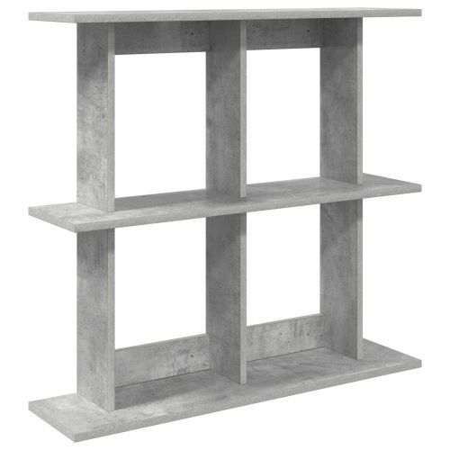 Стенен рафт Монтиране на стена Сиво 100 x 20 x 75 см
