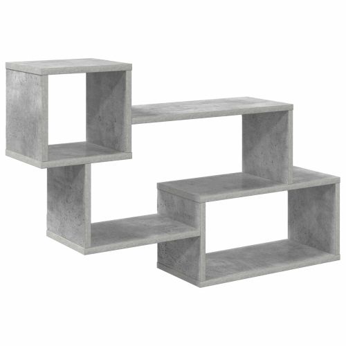 Плаващ рафт Монтиране на стена Сиво 87 x 20 x 55 см