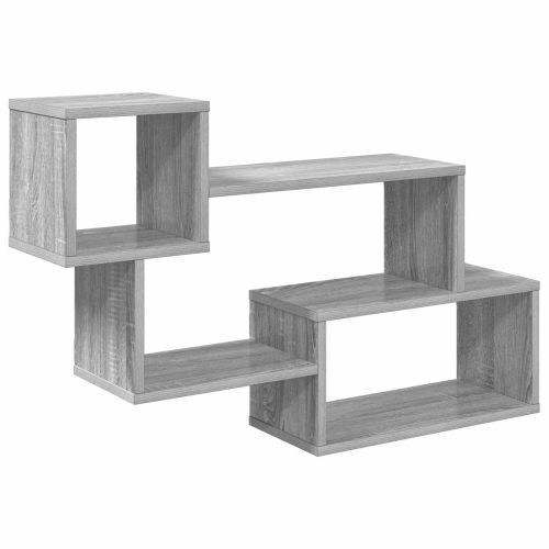Плаващ рафт Монтиране на стена Сиво 87 x 20 x 55 см