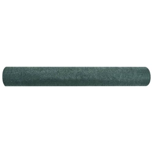 Засенчваща мрежа зелена 1,5x10 м HDPE 75 г/м²
