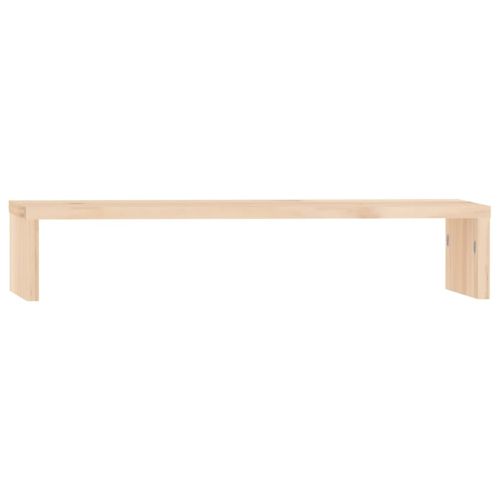 Поставка за монитор, 50x27x10 см, бор масив