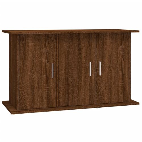 Поставка за аквариум, кафяв дъб, 101x41x58 см, инженерно дърво