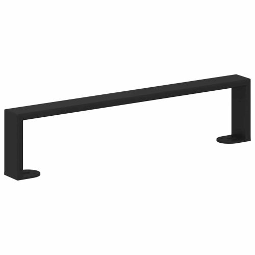 Крака за мебели 2 pcs Черно 436 x 40,5 x 100 мм Желязо