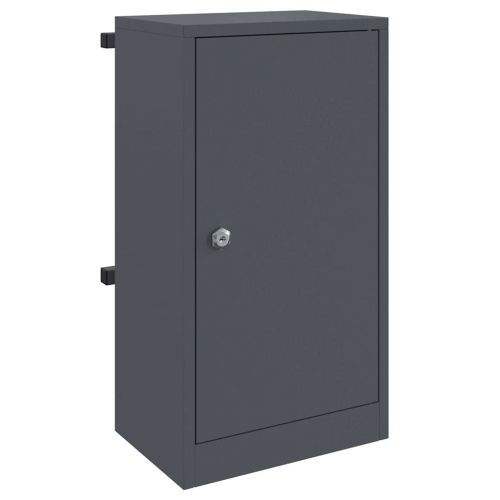 Пощенска кутия със съхранение Антрацит 30 x 20 x 55 см Стомана