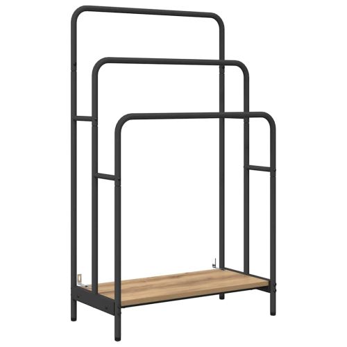 Стойка за дрехи с рафт Дъб 60 x 30 x 100,5 см Инженерно дърво