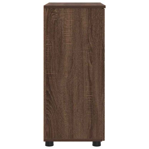 Шкаф за баня Кафяв дъб 60 x 35 x 80 см
