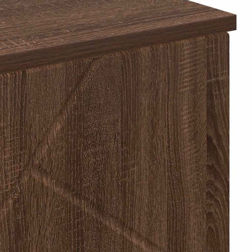 Шкаф за баня Кафяв дъб 60 x 35 x 80 см