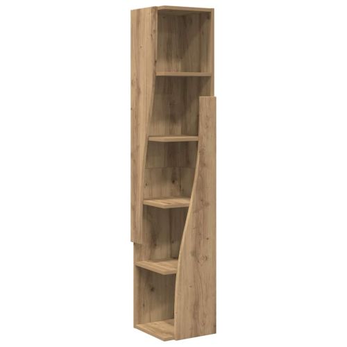 Ъглов шкаф Дъб 27,5x27x140см Инженерно дърво