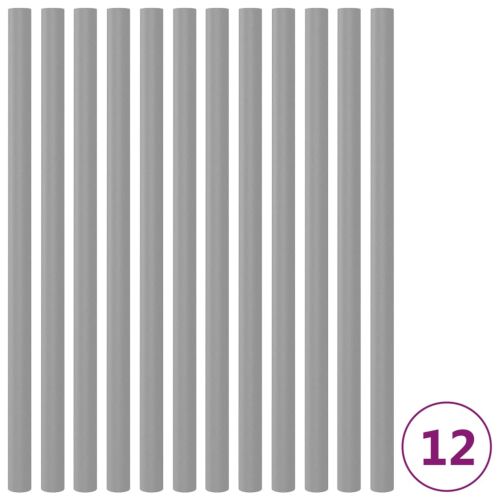 Пяна за стълб на батут 12 бр 92,5 см сива
