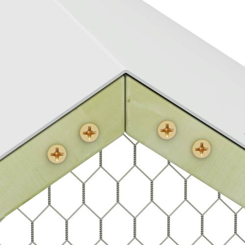 Клетка за пилета, 4,5x1,5x2 м, импрегниран бор