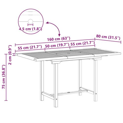 Комплект за хранене в градината 7 pcs Кафяво