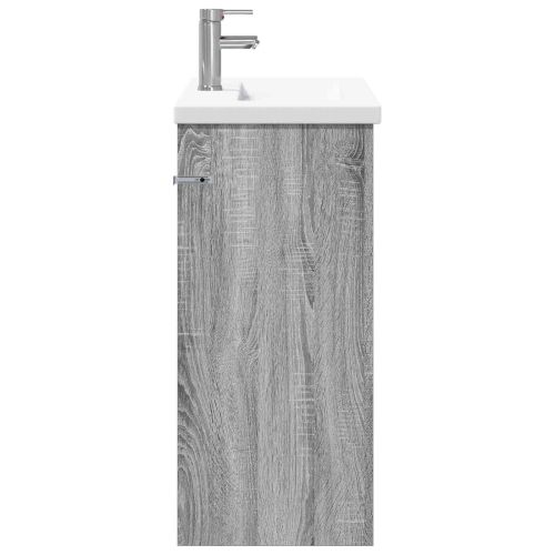Комплект мебели за баня Сив Сонома 81 x 40 x 84,5 см