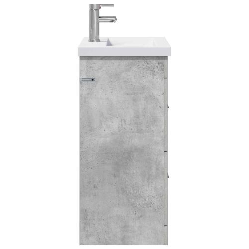 Комплект мебели за баня Бетонно сиво 61 x 40 x 84,5 см