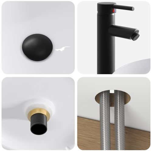 Комплект шкафове за баня 5 pcs Дъб артизан 50 x 14,5 x 70 см