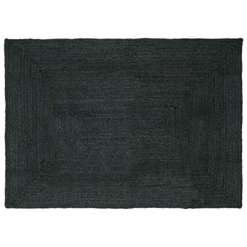 Килими за помещение Правоъгълна Тъмносиво 160 x 230 cm юта