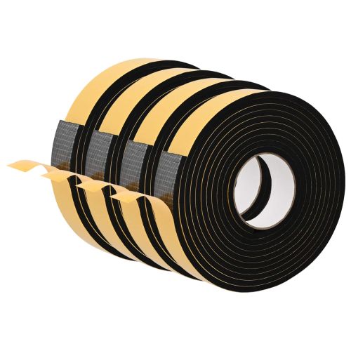 Самоотлепваща се пяна лента 4 pcs Черно 40mm x 5m CR пяна