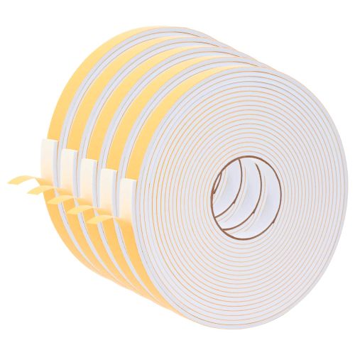 Самоотлепваща се пяна лента 5 pcs Бяло 20mm x 10m CR пяна