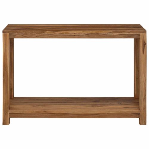 Конзолна маса Натурално 110 x 35 x 75 cm Солидно тиково дърво