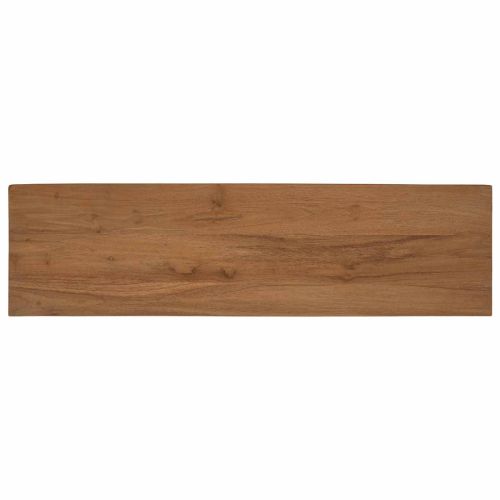 ТВ шкаф 110 x 30 x 35 cm Натурално Солидно тиково дърво