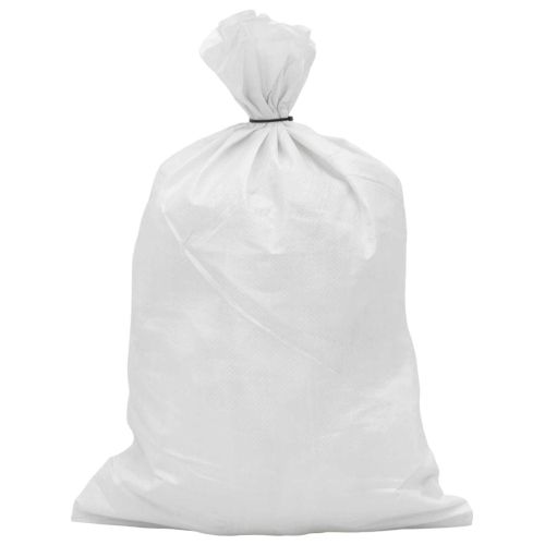 Тъкани чували 100 pcs Бяло 30 x 45 см ПП