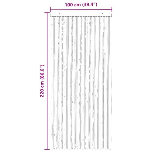 Мрежа против насекоми Шенил Сив и бял 100 x 220 cm 100% ПП