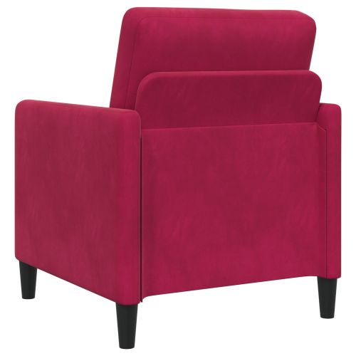 Диван с storage Виненочервен 72 x 78 x 87 см Полиестер