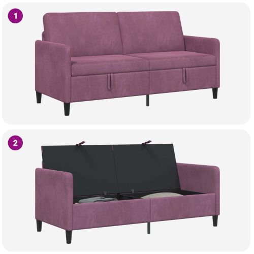Диван с storage Лилаво 172 x 78 x 87 см Полиестер