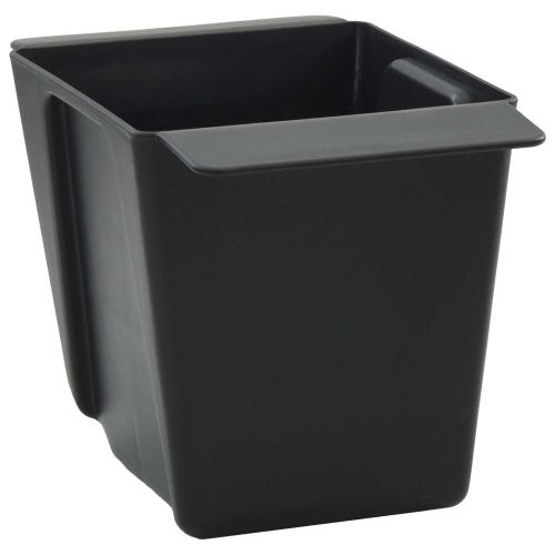 Кутиите за цветя за евро палети 12 pcs Черно 14 x 9 x 9,5 см
