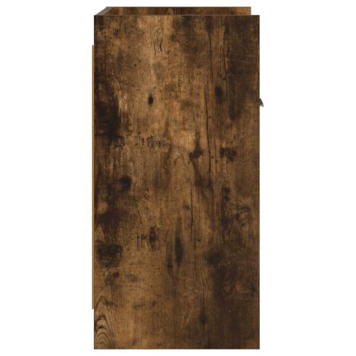Нощни маси 2 pcs Опушен дъб 40 x 30 x 60 cm Инженерна дървесина