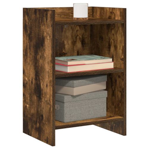 Нощни маси 2 pcs Опушен дъб 40 x 30 x 60 cm Инженерна дървесина