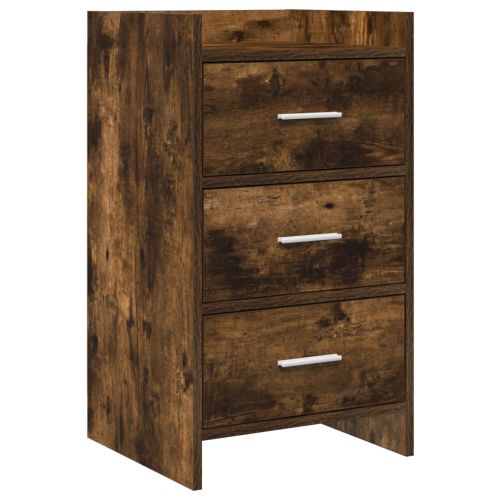 Нощни маси Опушен дъб 40 x 36 x 70 см Инженерна дървесина