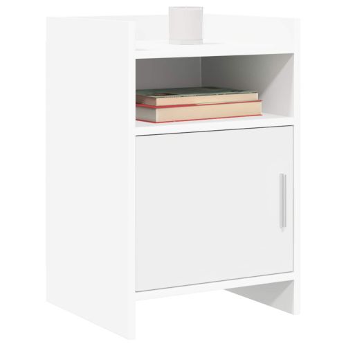 Нощни маси 2 pcs Бяло 40 x 36 x 60 см Инженерна дървесина