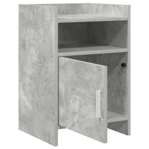 Нощни маси Бетонно сиво 40 x 36 x 60 см Инженерна дървесина