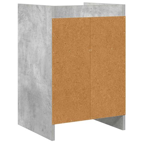 Нощни маси Бетонно сиво 40 x 36 x 60 см Инженерна дървесина