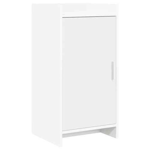 Служебен шкаф Бяло 40 x 36 x 80 см Инженерна дървесина