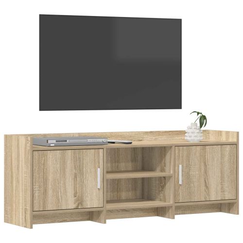 ТВ шкаф 130 x 33 x 47 см Дъб сонома Инженерна дървесина