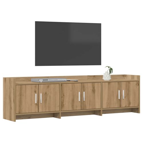ТВ шкаф 168 x 33 x 47 см Дъб артизан Инженерна дървесина