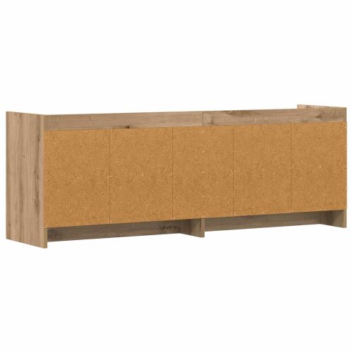 ТВ шкаф 135 x 33 x 47 см Дъб артизан Инженерна дървесина