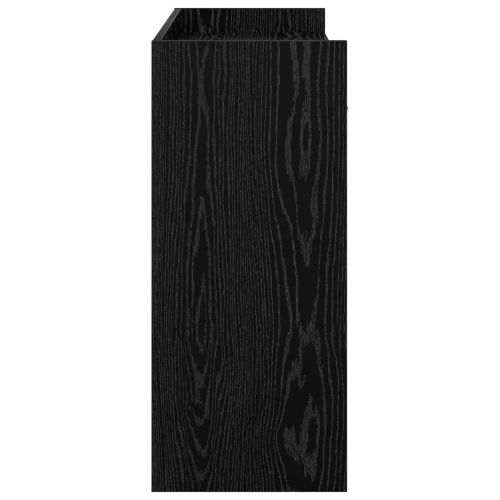 Конзолна маса Черен дъб 90 x 35 x 80 см Инженерна дървесина