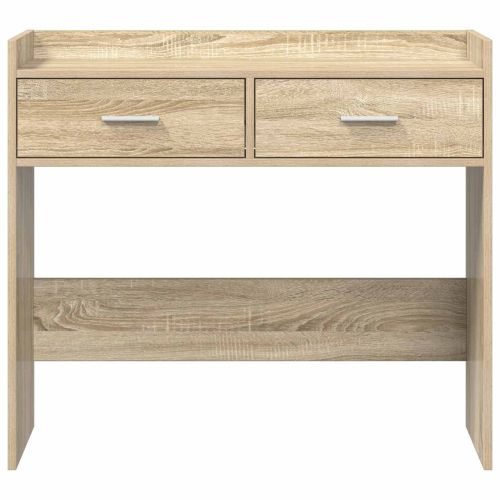 Конзолна маса Дъб сонома 90 x 35 x 80 см Инженерна дървесина