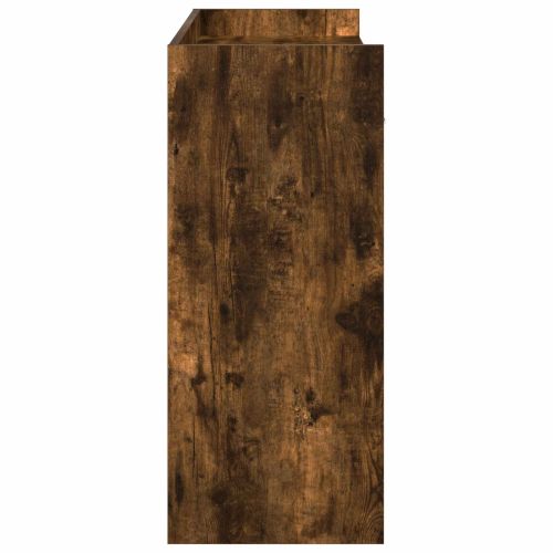 Конзолна маса Опушен дъб 90 x 35 x 80 см Инженерна дървесина