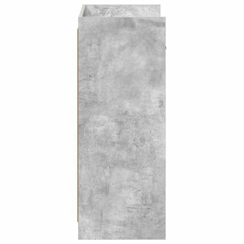 Шкаф за обувки Бетонно сиво 48 x 36 x 92 см Инженерна дървесина